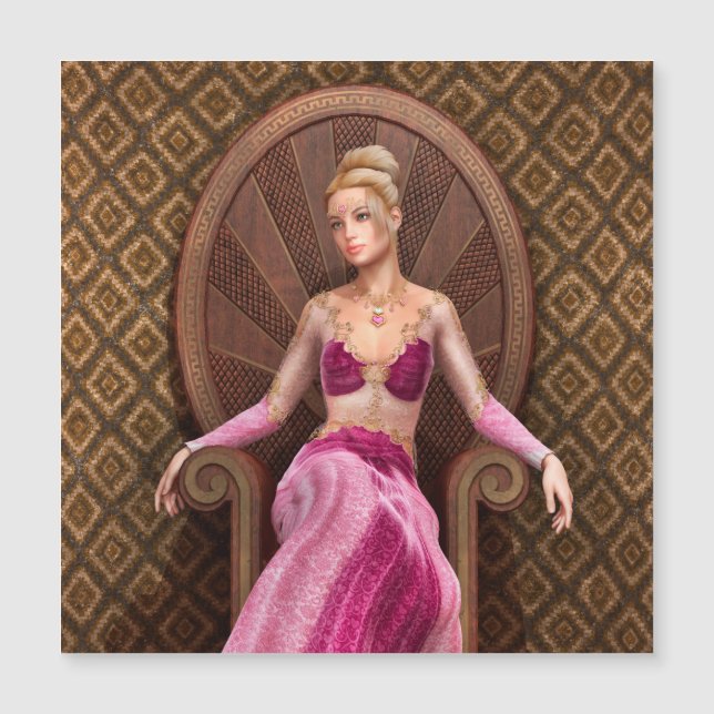 Fairytale Princess Magnetkarte (Vorderseite)