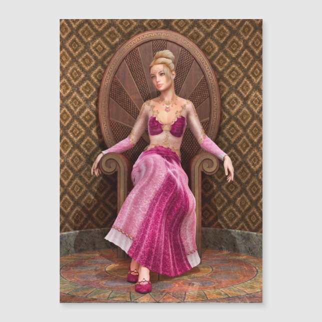 Fairytale Princess Magnetkarte (Vorderseite)