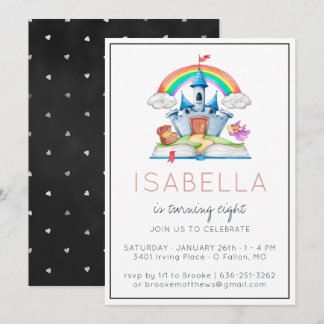 Fairytale Princess Party Einladung
