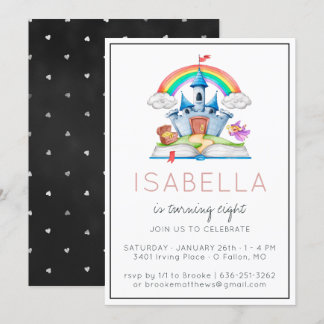 Fairytale Princess Party Einladung