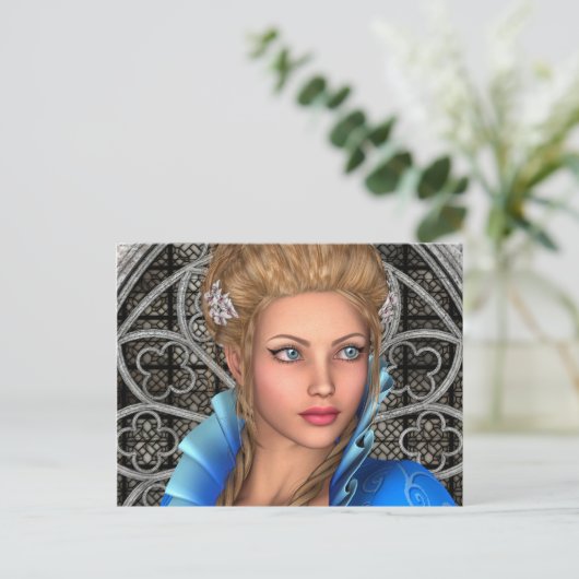 Fairytale Princess Postkarte (Stehend Vorderseite)