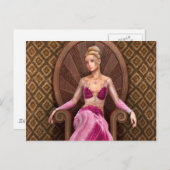 Fairytale Princess Postkarte (Vorne/Hinten)