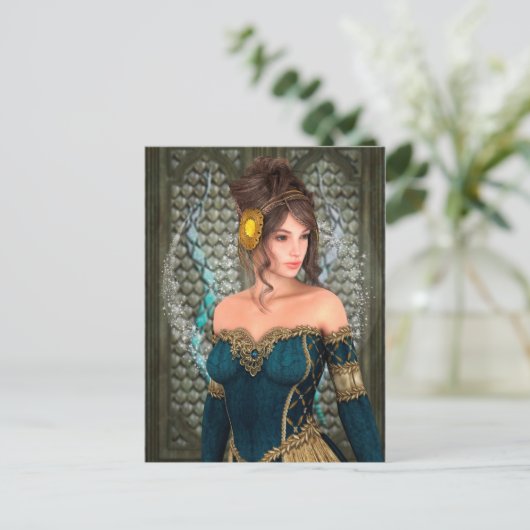 Fairytale Princess Postkarte (Stehend Vorderseite)