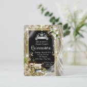 Fairytale Princess Quinceañera Einladung (Stehend Vorderseite)