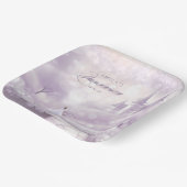 Fairytale Princess Quinceanera Lavender ID1030 Pappteller (Gewinkelt)