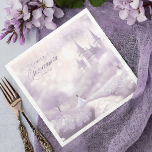 Fairytale Princess Quinceanera Lavender ID1030 Serviette