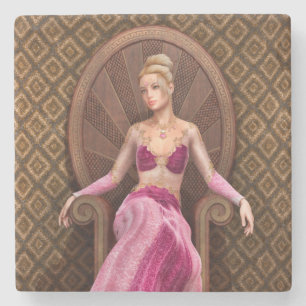 Fairytale Princess Steinuntersetzer