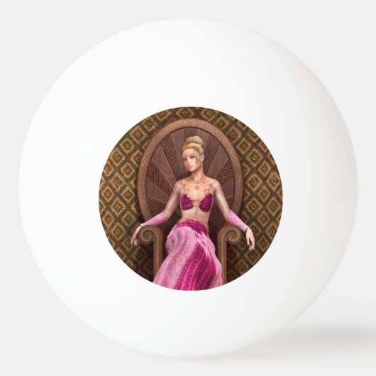Fairytale Princess Tischtennisball (Vorderseite)