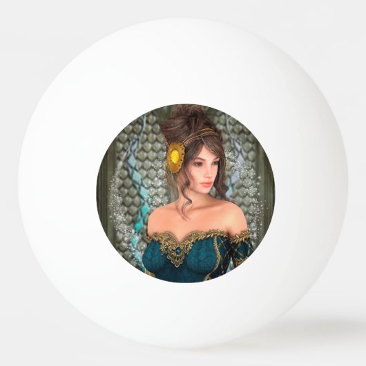 Fairytale Princess Tischtennisball (Vorderseite)
