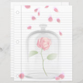Fairytale Rose Fantasy Art Notebook (Vorne/Hinten)