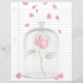 Fairytale Rose Fantasy Art Notebook (Vorderseite)