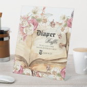 Fairytale Royal Baby Shower Diaper Raffle Sockelschild (In Situ)