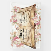 Fairytale Royal Baby Shower Welcome Sign Banner (Vertikal)