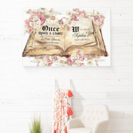 Fairytale Royal Baby Shower Welcome Sign Banner