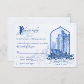 Fairytale Royal Blue Castle RSVP (Vorne/Hinten)