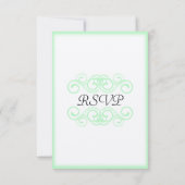 Fairytale Scroll Wedding RSVP (Rückseite)