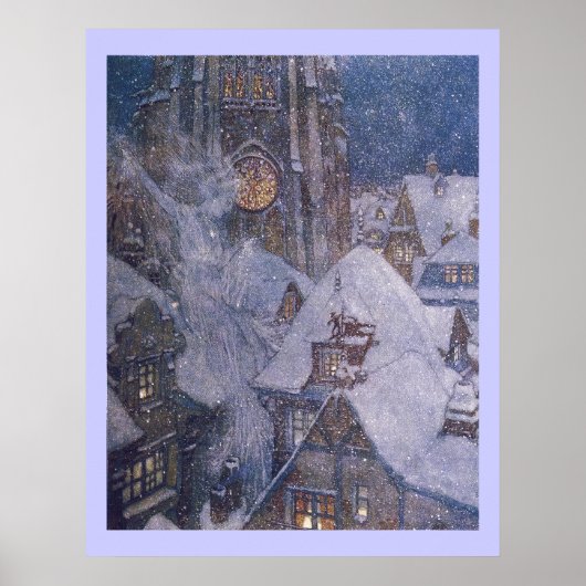 Fairytale Snow Queen von Edmund Dulac Print Poster (Vorne)