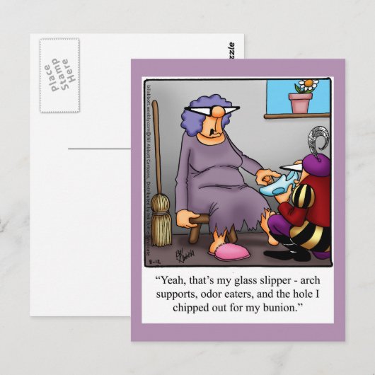 Fairytale Spaß Postkarte (Vorne/Hinten)