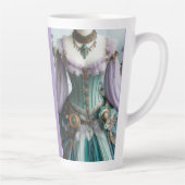 Fairytale Spring Pastell Floral Gown Milchtasse (Rechts)