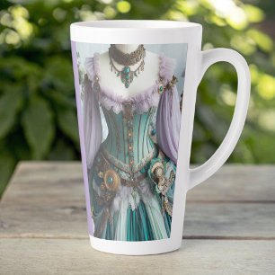 Fairytale Spring Pastell Floral Gown Milchtasse