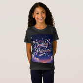 Fairytale Stars Daddys Prinzessin T-Shirt (Vorne ganz)