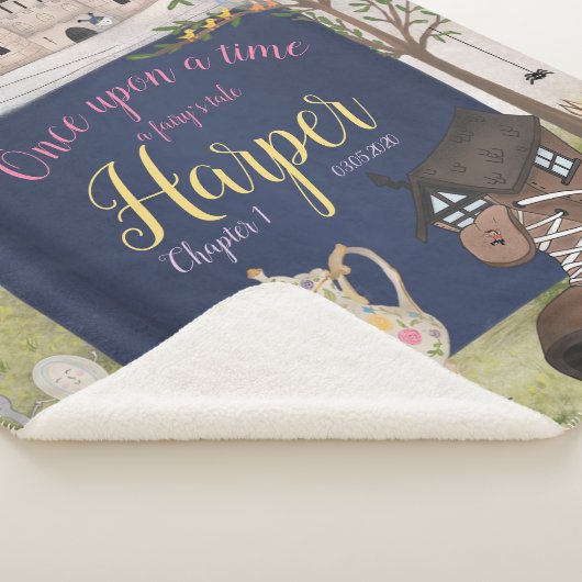 Fairytale Storybook Personalisiert Blanket Sherpadecke (3/4)
