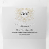 Fairytale Storybook Trifold Wedding Einladung (Innen Erste Seite)