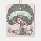 Fairytale Tree Alice in Wonderland Name & Photo Keramikornament (Links)