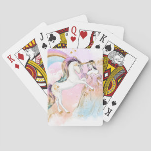Fairytale Unicorn Fantasy Spielkarten