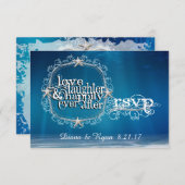 Fairytale Unterhalb des UAWG RSVP Karte (Vorne/Hinten)