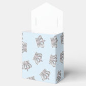 Fairytale Vintag Crown Blue Gastgeschenk Boxes Geschenkschachtel (Geöffnet)