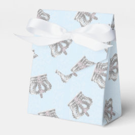 Fairytale Vintag Crown Blue Gastgeschenk Boxes Geschenkschachtel