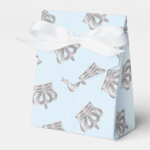 Fairytale Vintag Crown Blue Gastgeschenk Boxes Geschenkschachtel