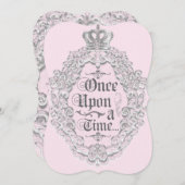 Fairytale Vintag Storybook Princess Einladung (Vorne/Hinten)