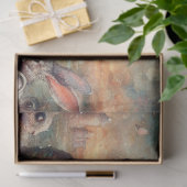 Fairytale Vintage Mad Hatter Tea Party Decoupage Seidenpapier (Geschenk)