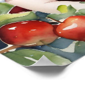 Fairytale Watercolor Baby Snow White Poster (Ecke)