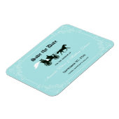 Fairytale Wedding Save the Date Magnete (Linke Seite)