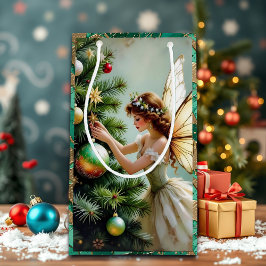 Fairytale Whimsical Angel Fairy Christmas Kleine Geschenktüte