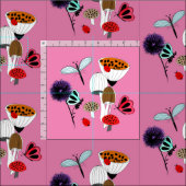 Fairytale Whimsy Naturgarten Stoff (Kachel)