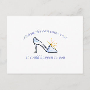 FAIRYTALES KÖNNEN WAHR WERDEN POSTKARTE