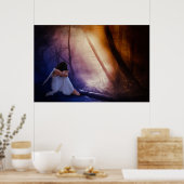 Fairytales und Schneeflocken Poster (Küche)