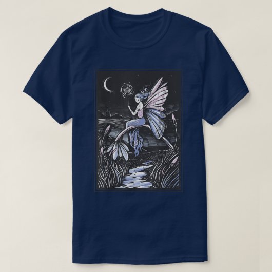 Fairywave Fecore Fairy Night Fairycore Fantasy MAS T-Shirt (Design vorne)