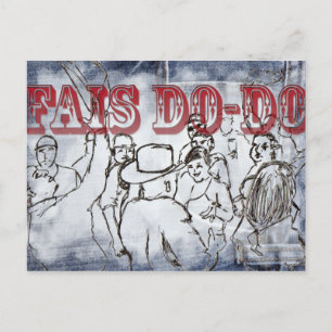 Fais Do-Design-Postkarte Postkarte