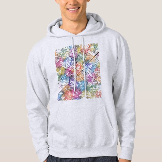 Faisalabad Pakistan City Map Hoodie (Vorderseite)