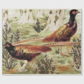 Faisans ordinaires von Maurice Pillard Verneuil Geschenkpapier (Flach)