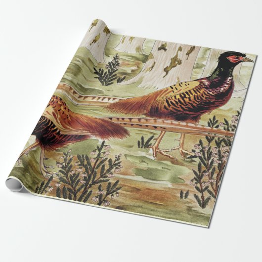 Faisans ordinaires von Maurice Pillard Verneuil Geschenkpapier (Ungerollt)