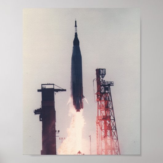 Faith 7 (Mercury Atlas 9) Start Poster (Vorne)