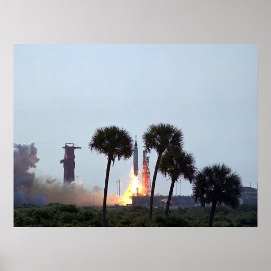 Faith 7 (Mercury Atlas 9) Start Poster (Vorne)