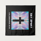 Faith Accent Pillow - Christian Home Decor Wandteppich (Vorderseite (Horizontal))