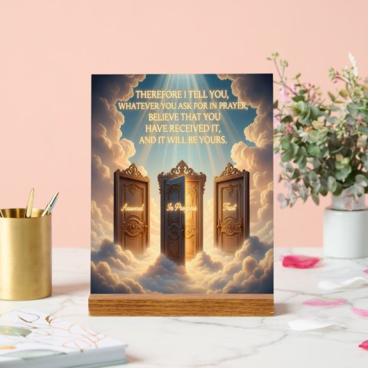 Faith Acrylic Sign For Encouragement Acrylschild (Hochzeit)